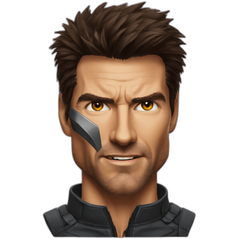 Tom Cruise as Wolverine emoji