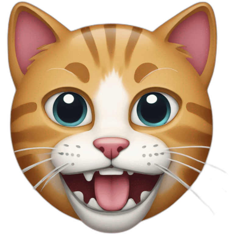 cat with broken teeth emoji