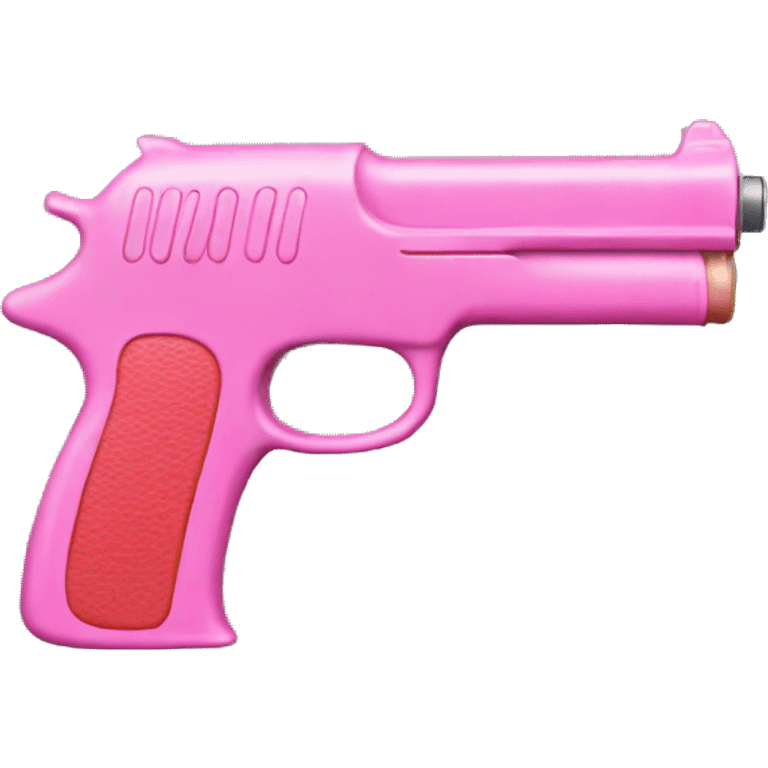 Pink gun emoji