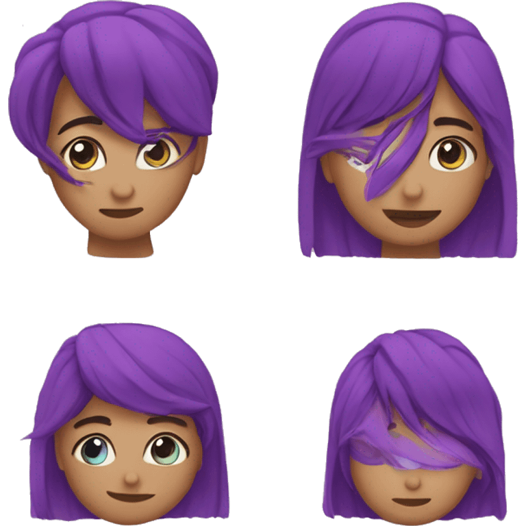 esse emoji 😍 com o coração roxo  emoji