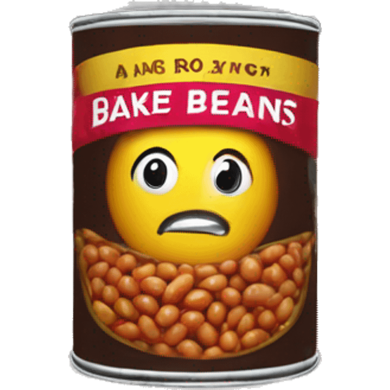 Tin of baked beans in a shop emoji