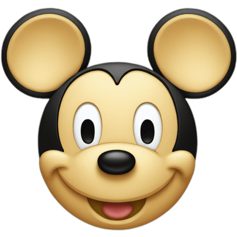 mickey mouse head emoji