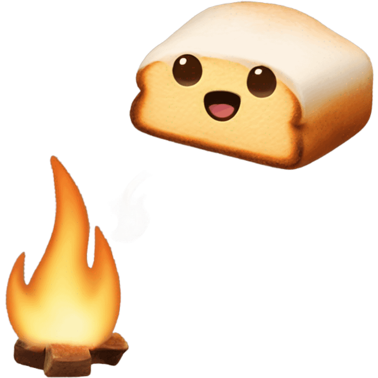 toasted marshmallow emoji