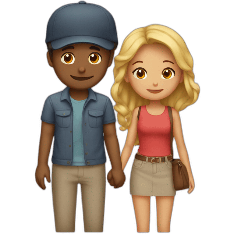 Long distance relationship emoji