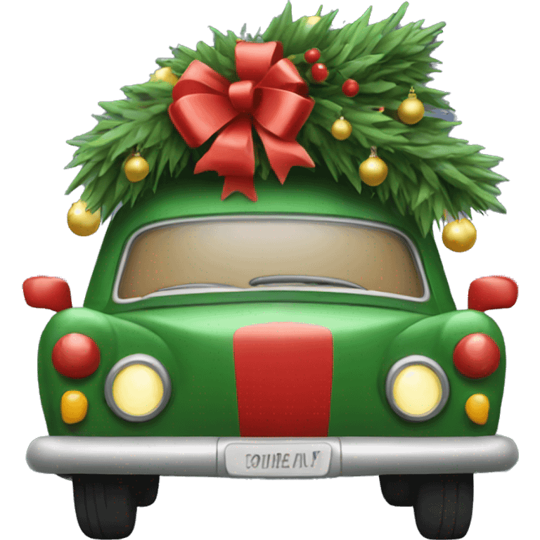 christmas car emoji