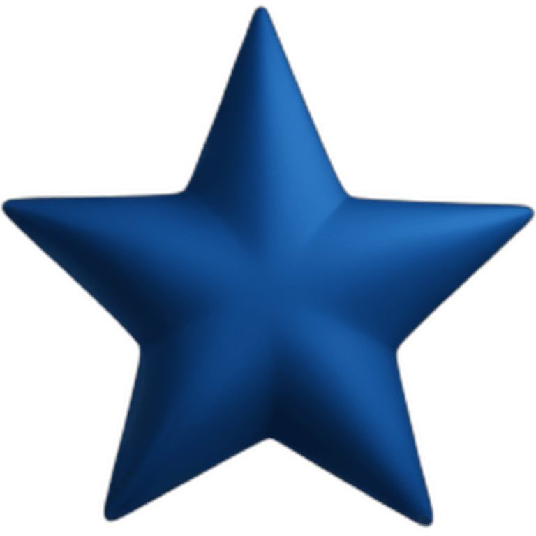 dark blue star emoji