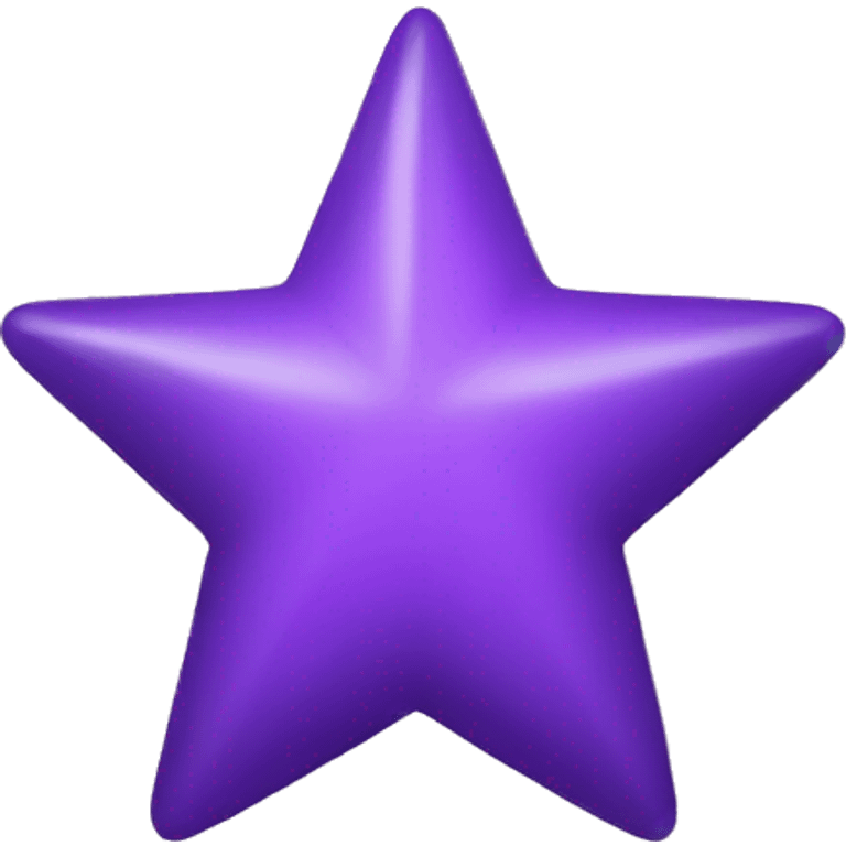 Purple star  emoji