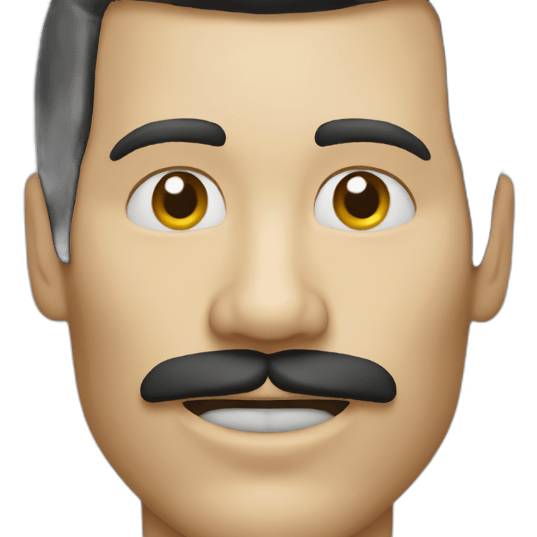 freddie Mercury so close emoji