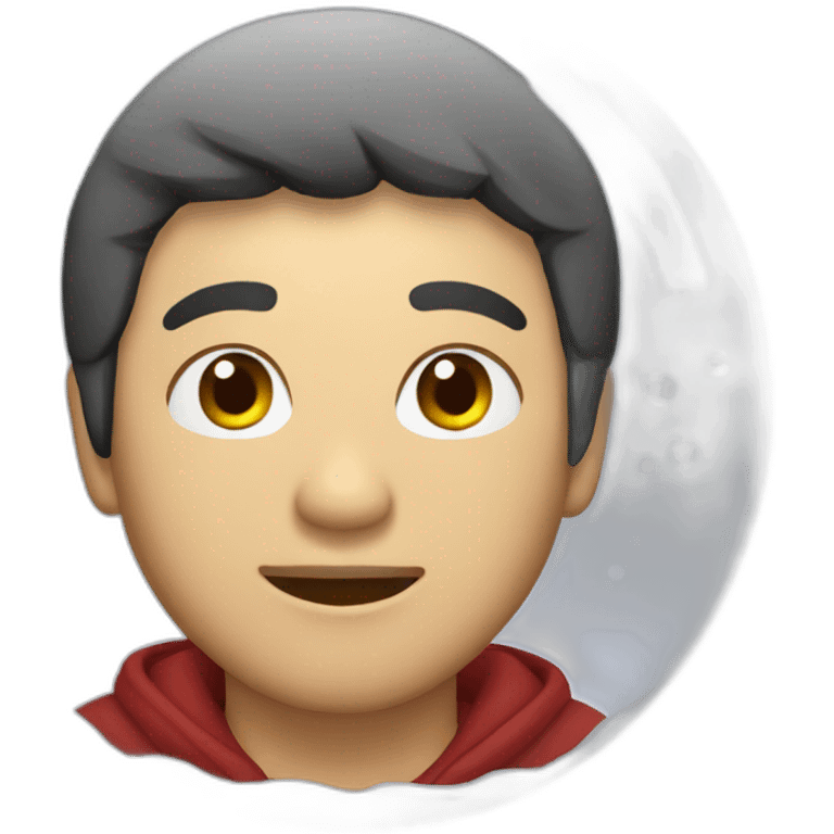 asian guy in snowglobe emoji