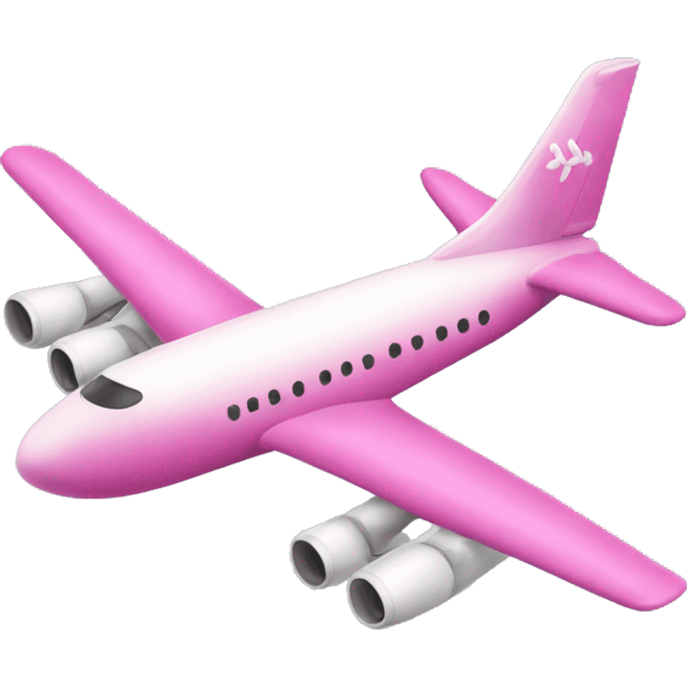 Pink air plane  emoji