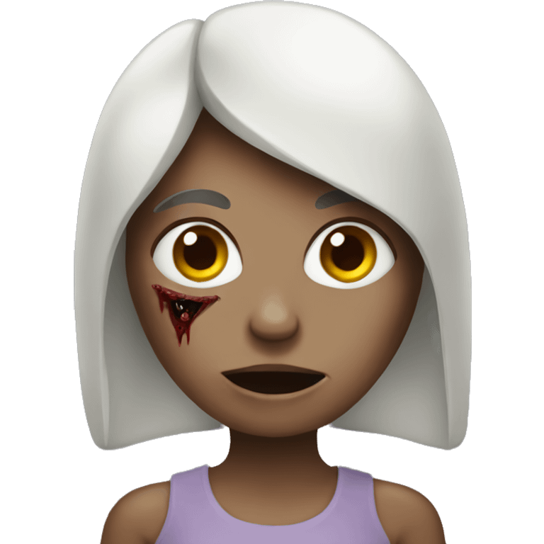 Woman with Zombiehead emoji