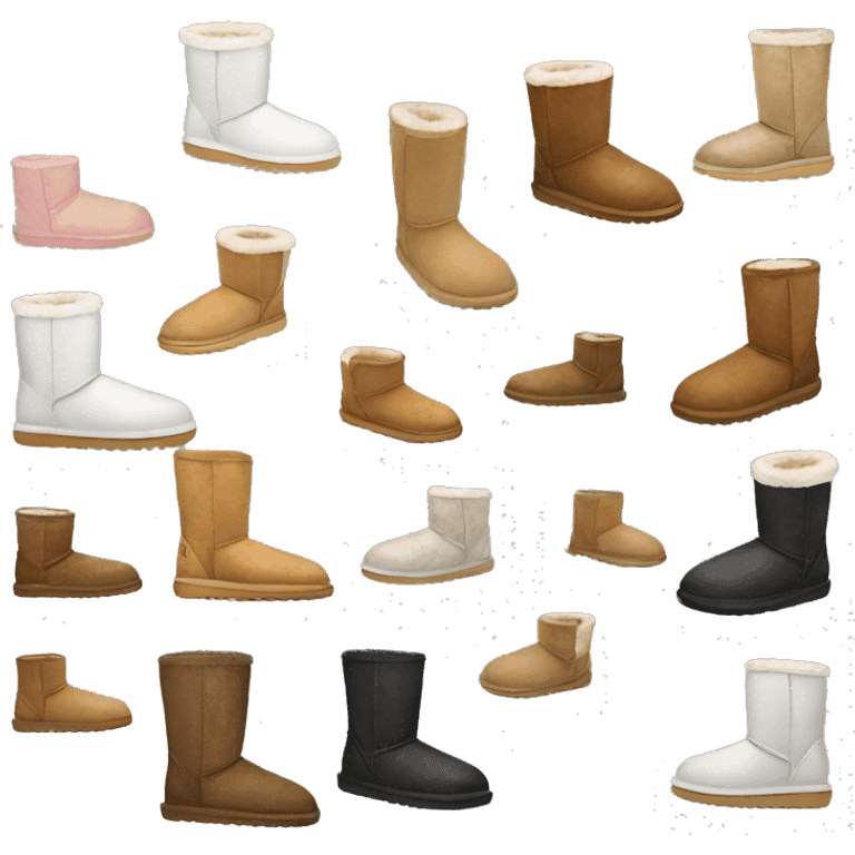 ugg shoes emoji