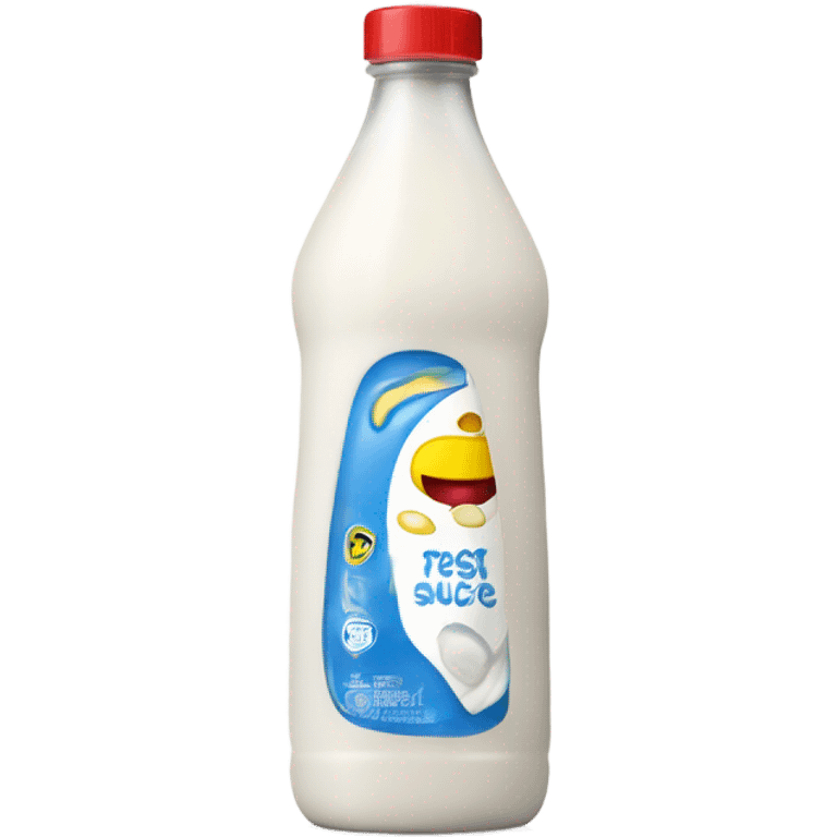 white Squeeze Sauce Bottle but thinner bottle gotta have cap that looks complete and beatiful  emoji