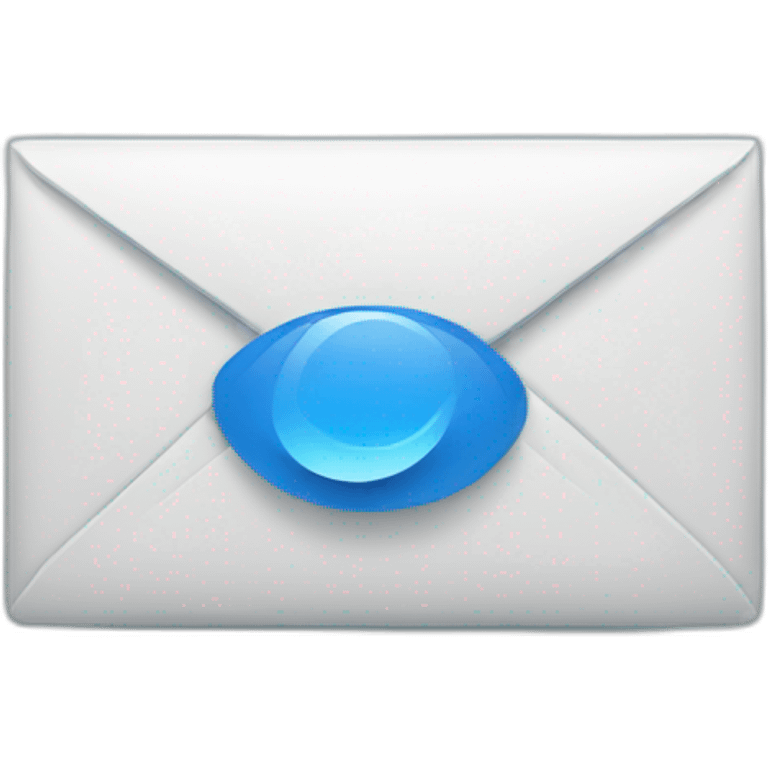 blue email emoji