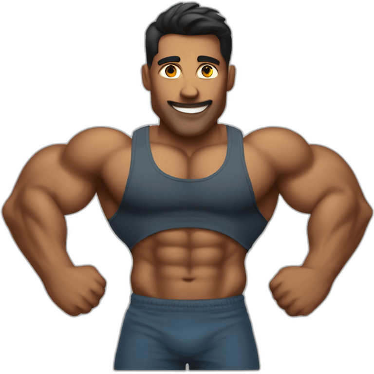 Body builder emoji