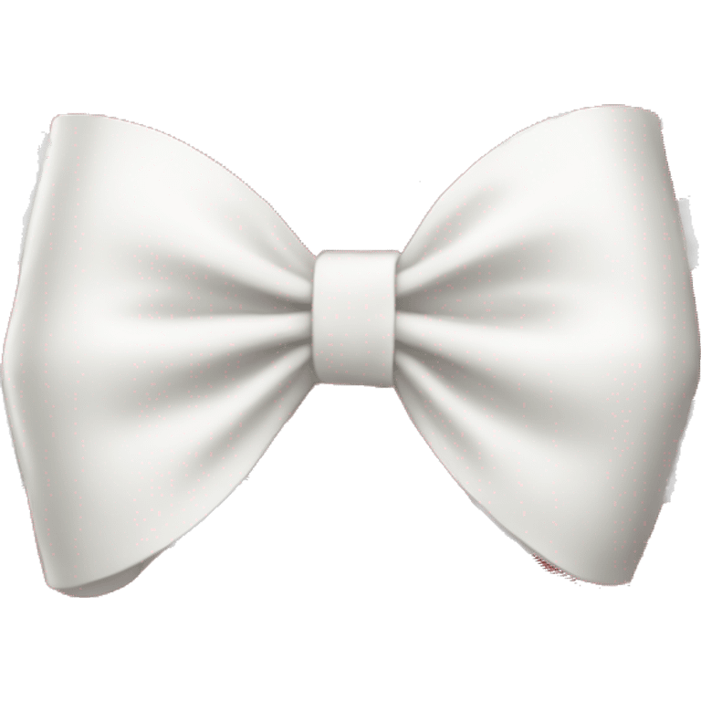 white bow with red flowers emoji