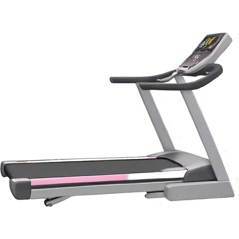 Baby pink treadmill  emoji