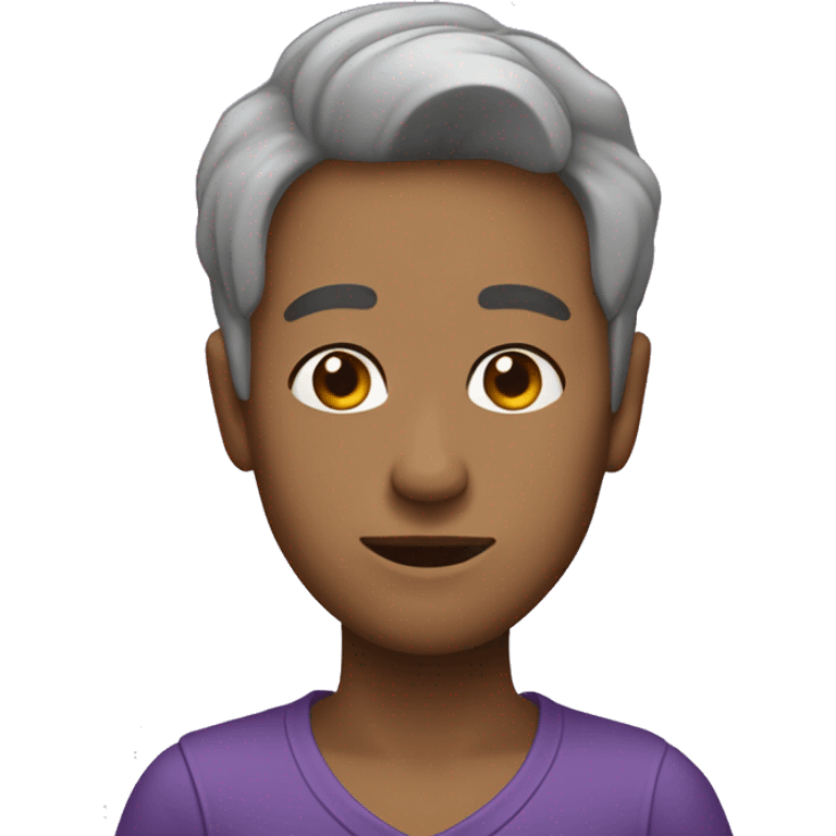 coração roxo claro emoji