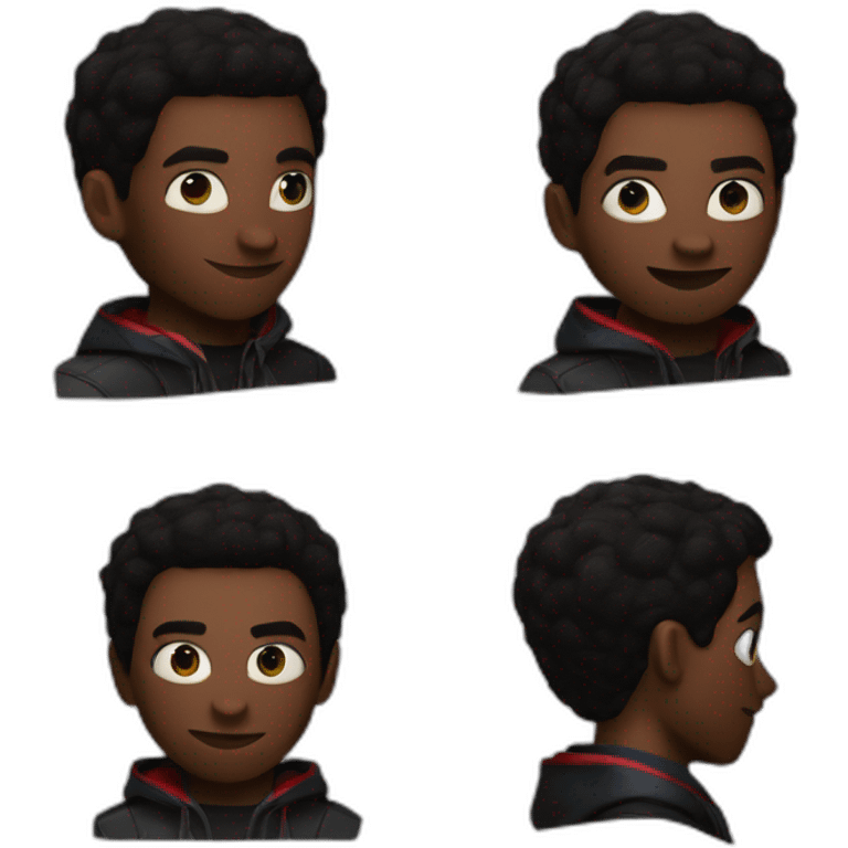 Spider-man miles morales emoji