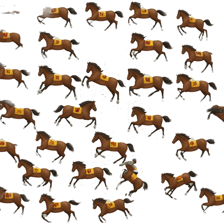 Horse Jumping competition emoji