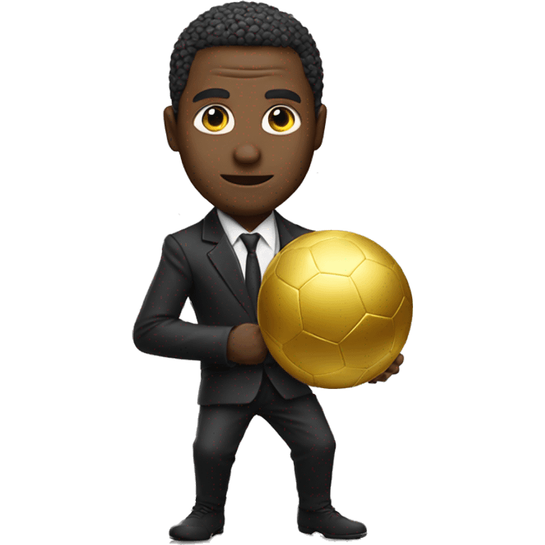 A ninja In a suit winning the ballon d’or emoji