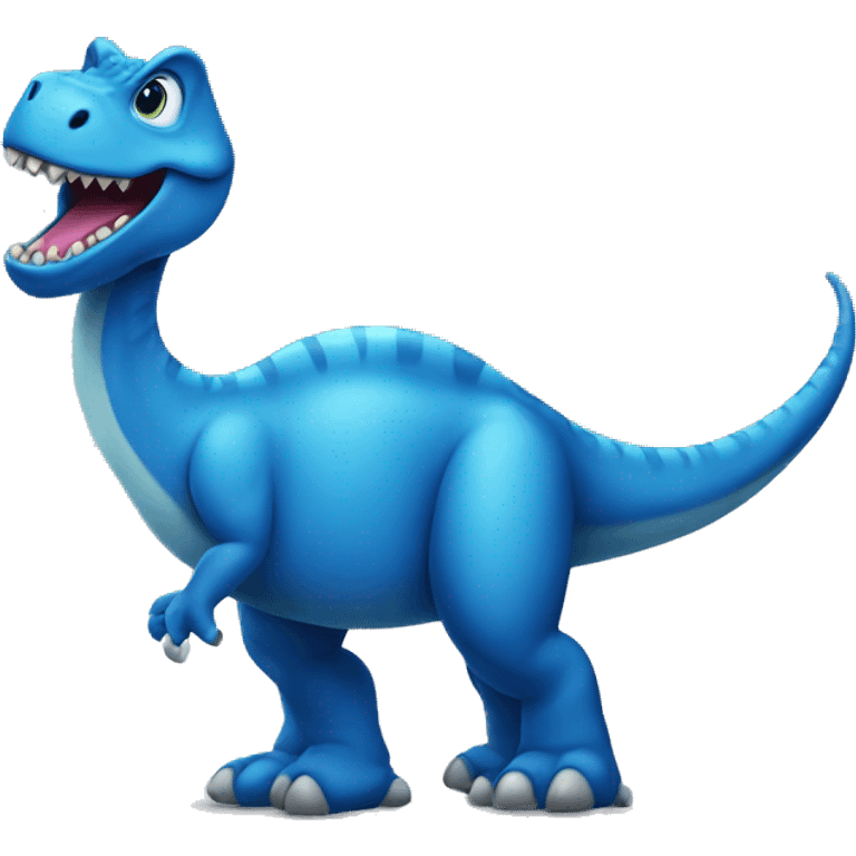 big blue dinosaur emoji