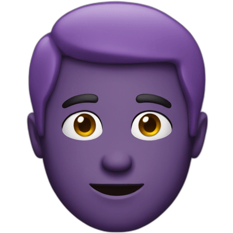 Purple guy emoji