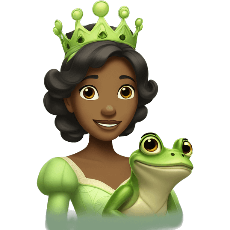 Princess and the frog emoji