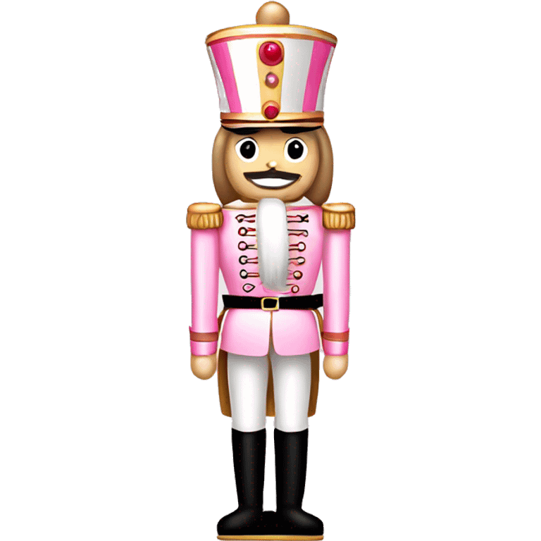 Light pink nutcracker emoji