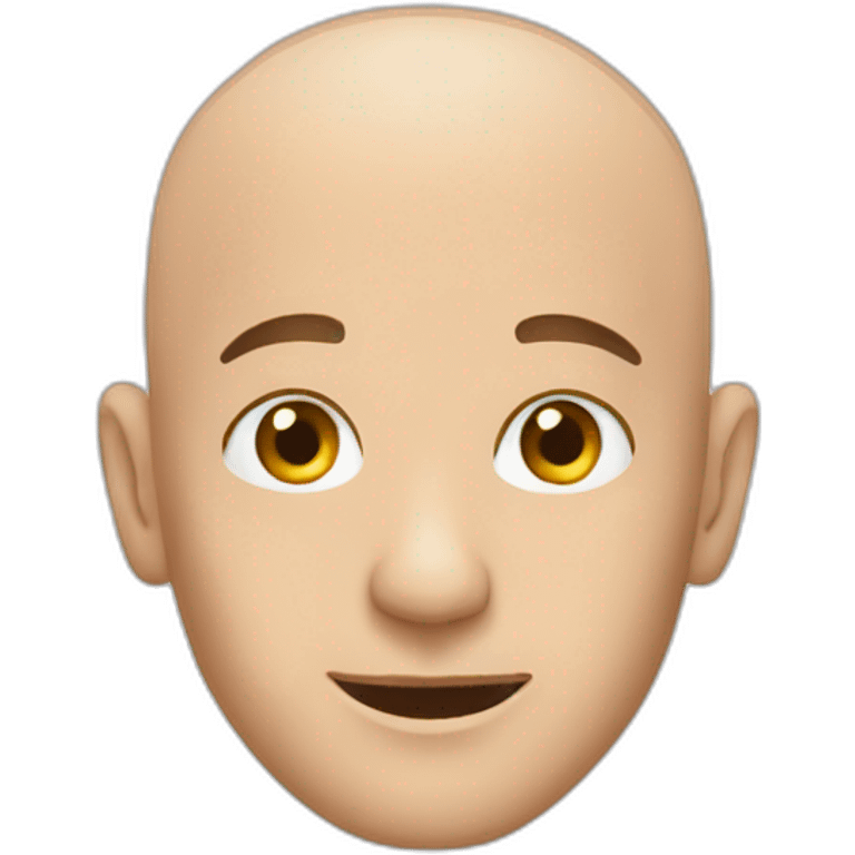 bald man Logo emoji