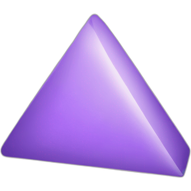 light purple triangle left emoji