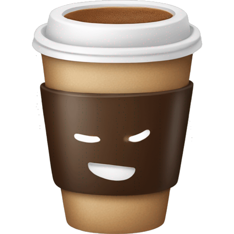 “Strong coffee in a cup.” emoji