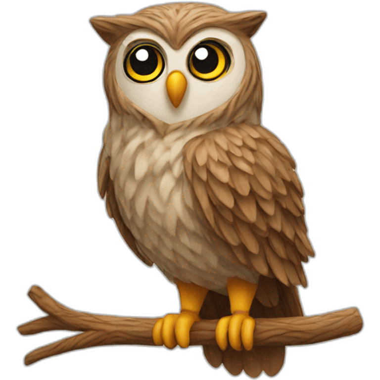 Owl with wooll emoji