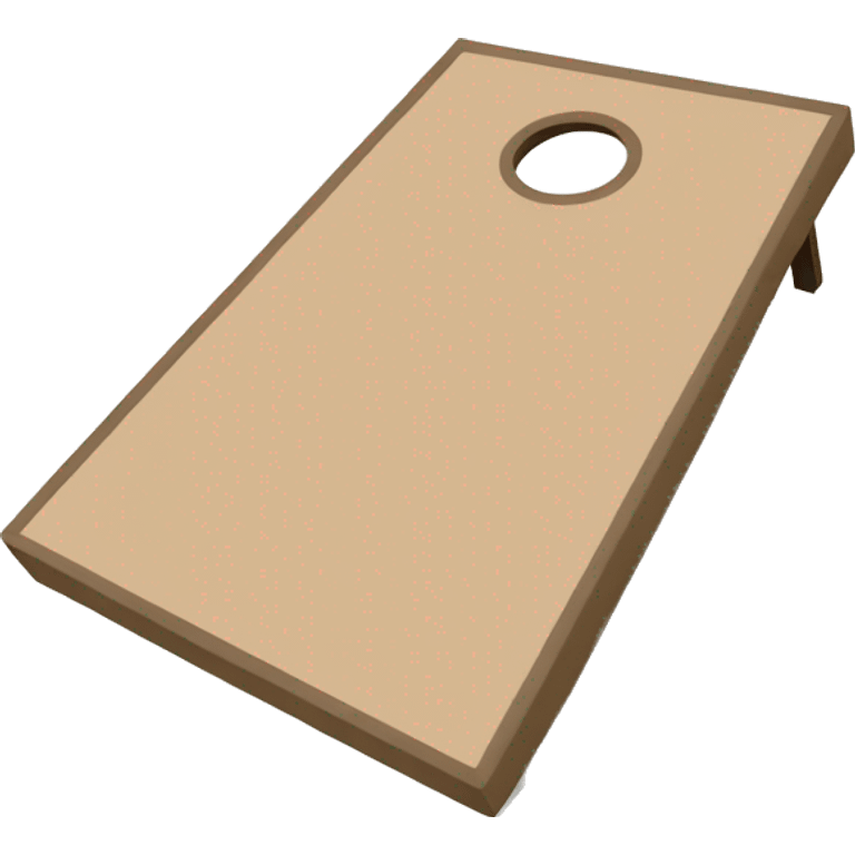 Beige cornhole  emoji