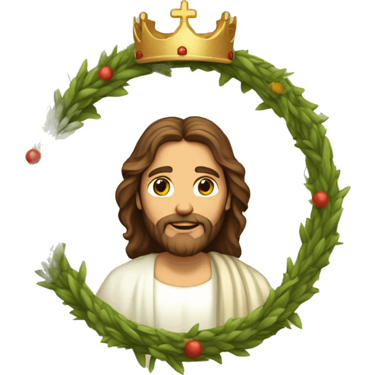 Jesus avec sa couronne depine emoji