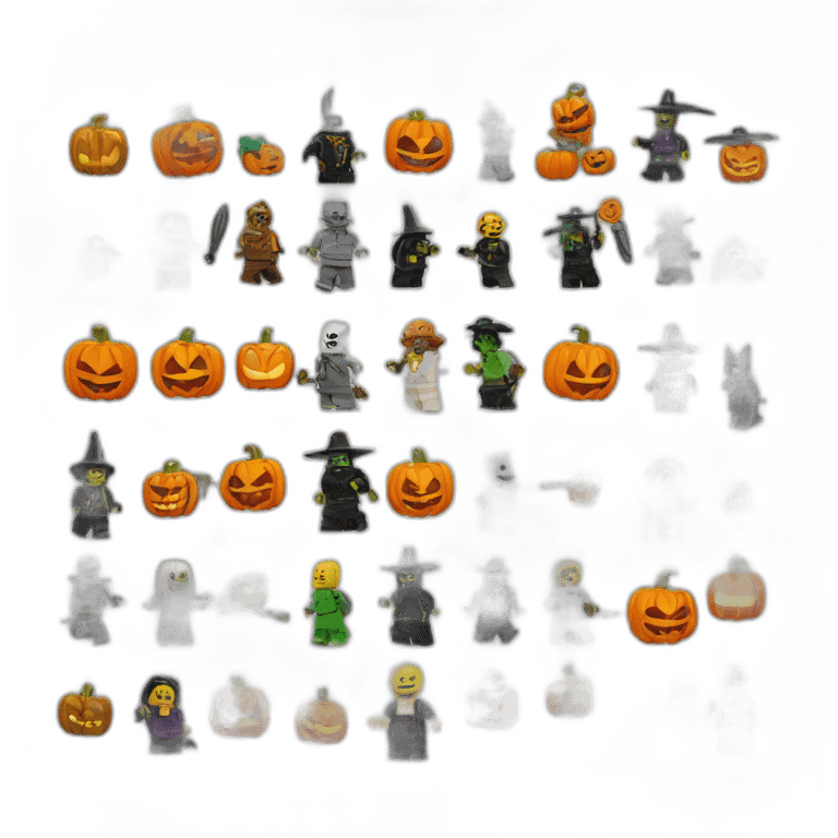 lego for halloween emoji