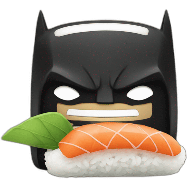 Batman sushi emoji