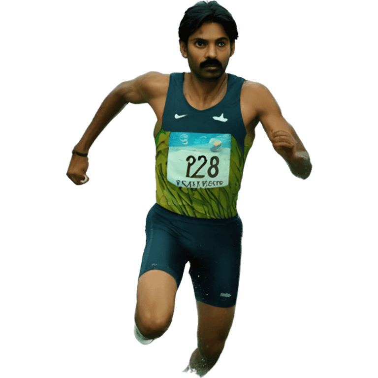 Srikanth19951228 running on water emoji