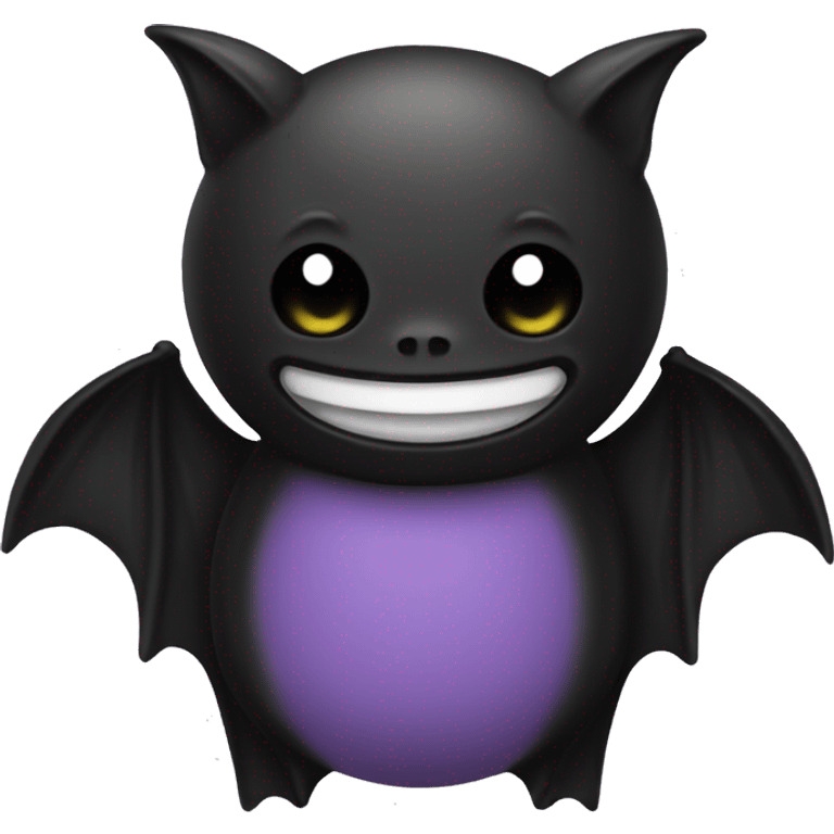 Black bat squishmellow  emoji