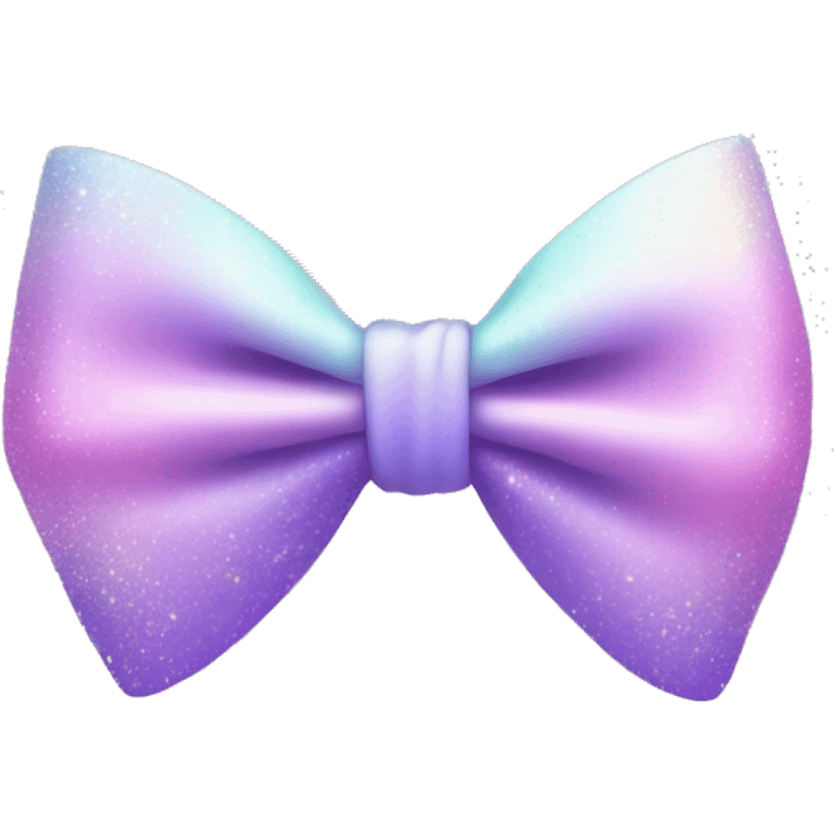 Bow sparkle Pastel lilac-gradient emoji