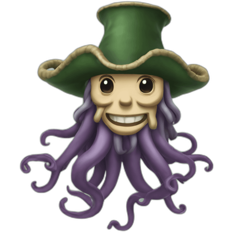 Davy Jones with tentacles emoji