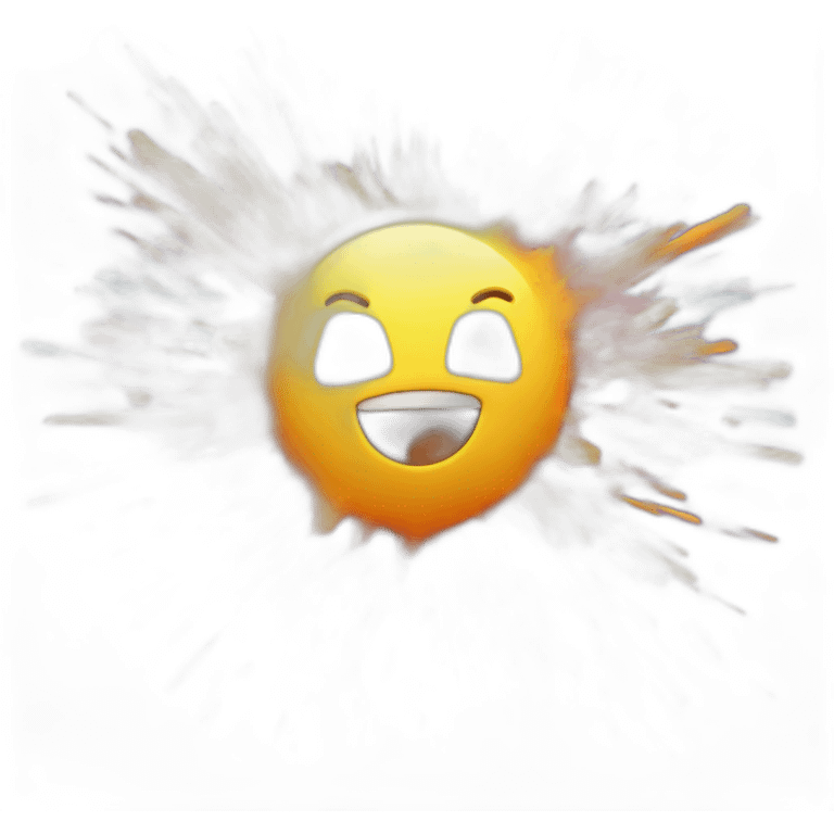 colorful explosion emoji