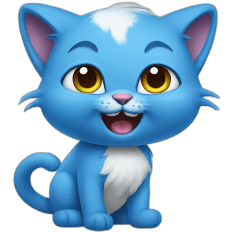 smurf cat emoji