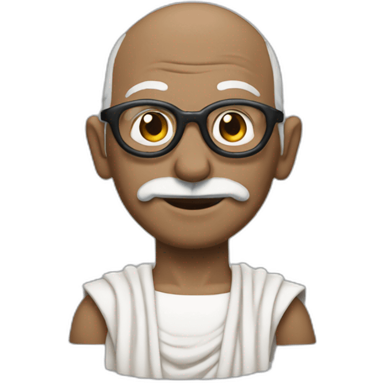 Gandhi super man emoji