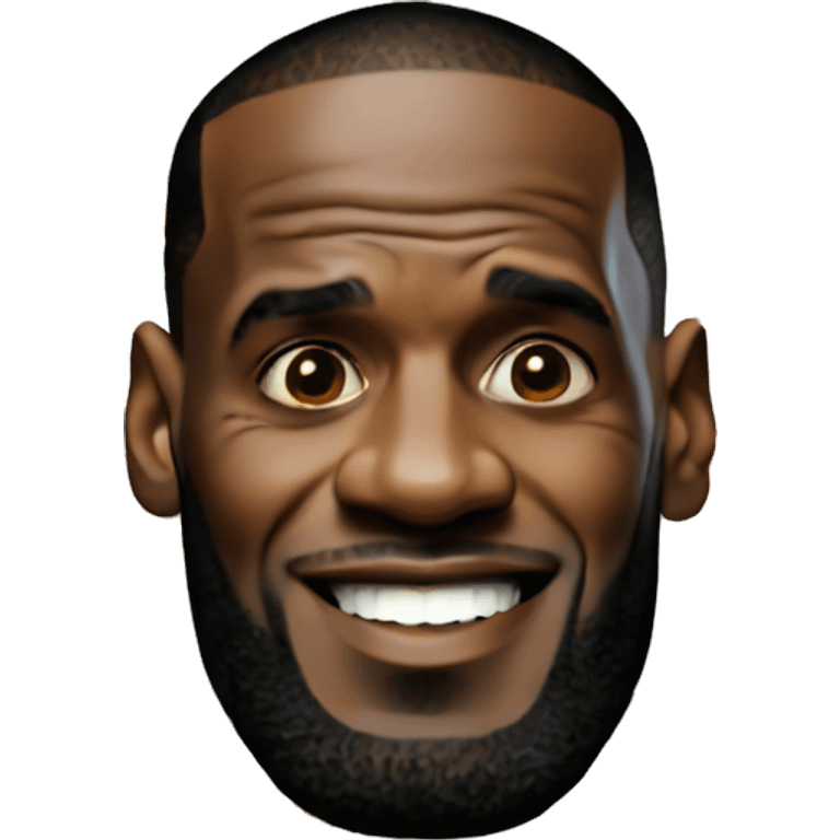 Lebron James with fruit emoji