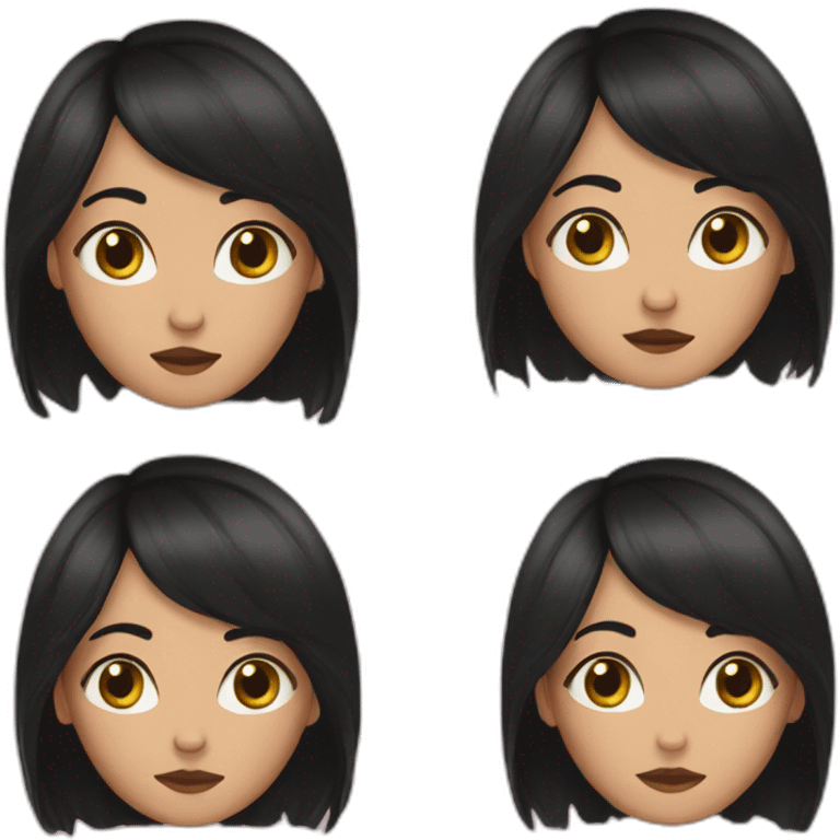 annika elizabeth zeitz (black hair) emoji