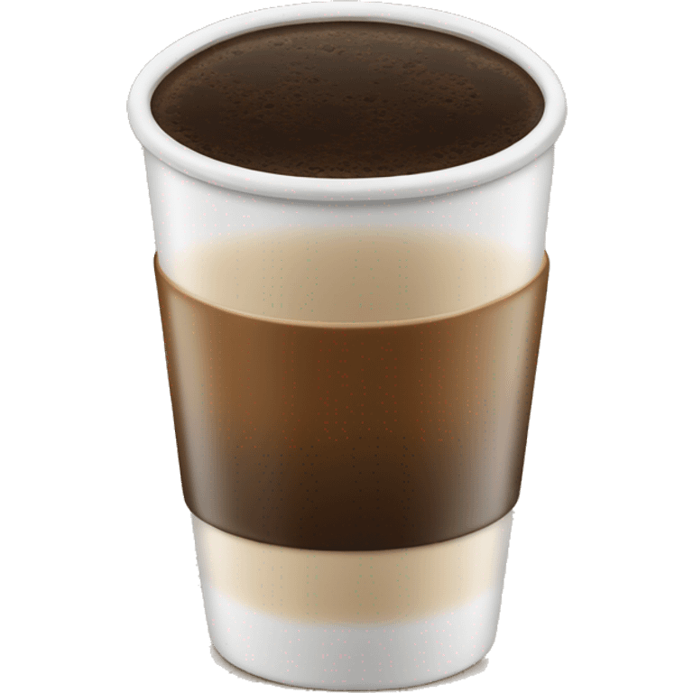 “Strong coffee in a simple glasse cup.” emoji