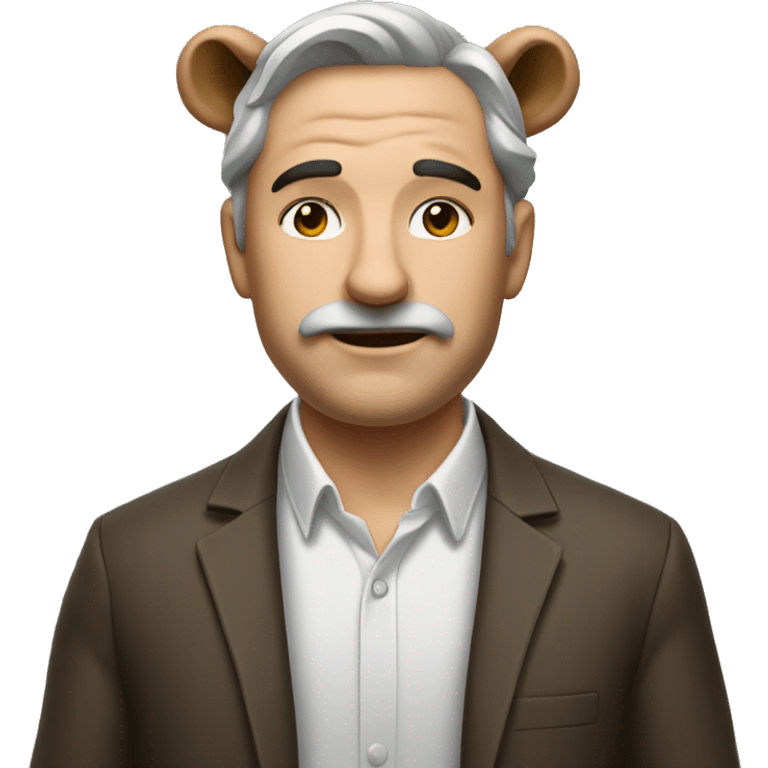 trader with bull bear sigs emoji