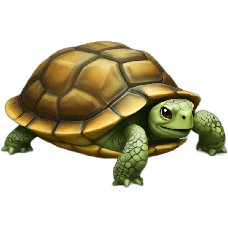 Caca sur tortue emoji