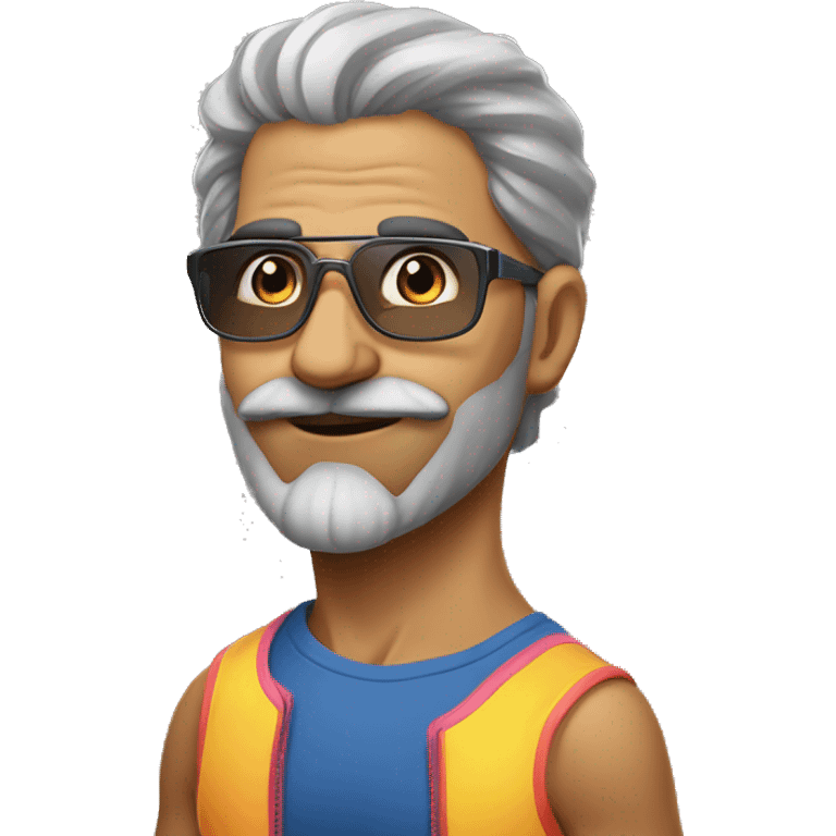 raver dad fitness persian  emoji